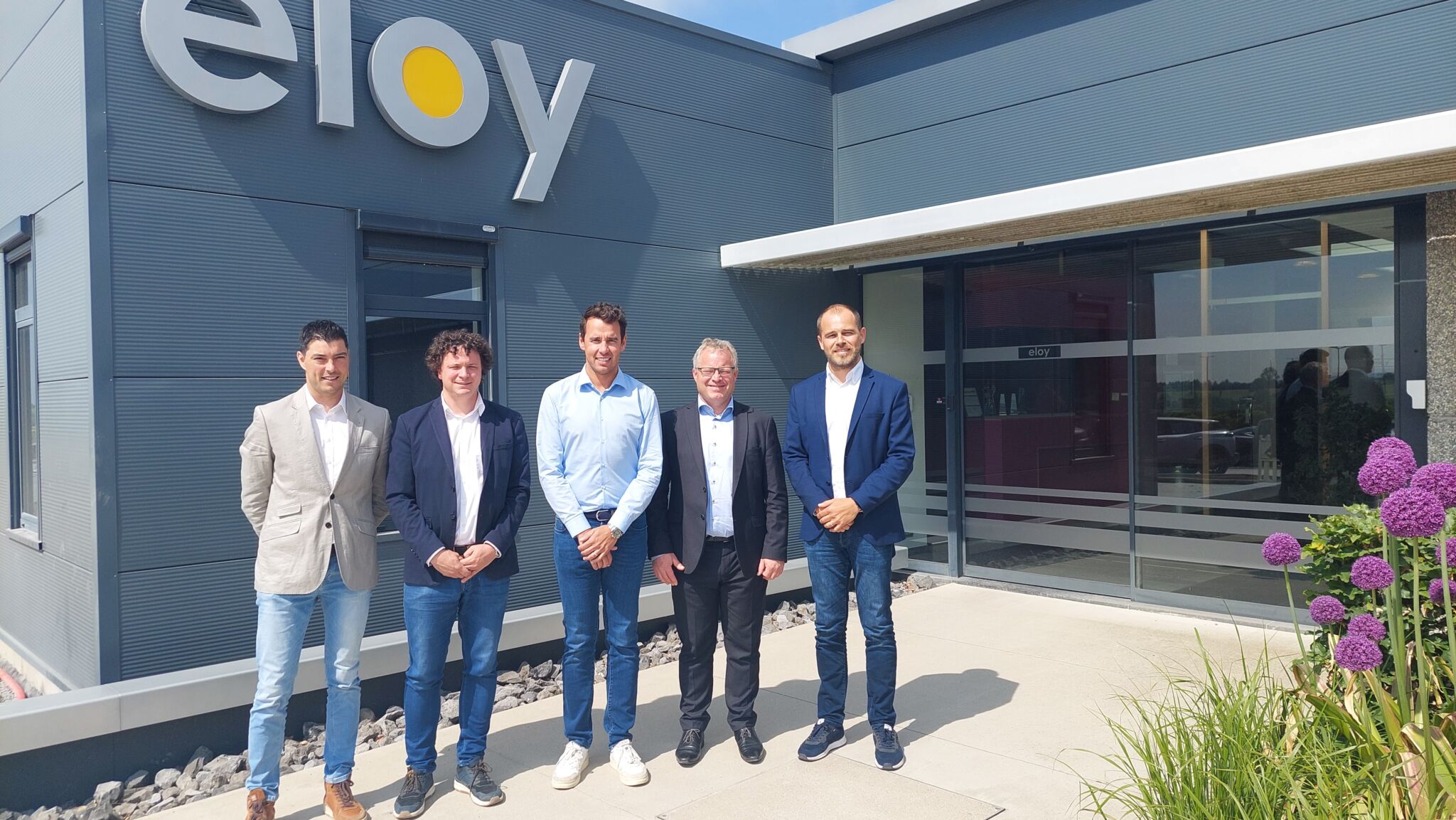 eloy reçoit la visite de Philippe Henry Eloy